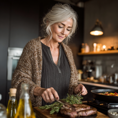 Професійні нутрициологи працюють з планами харчування для літніх клієнтів